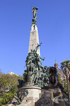 Porto Alegre - Praça da Matriz - Monumento à Júlio de Castilhos