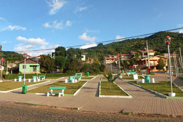 Santa Maria do Herval - Praça no Bairro Amizade